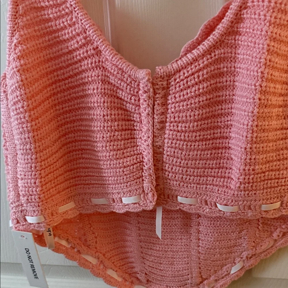 For Love And Lemons Blush Knit Top - Picture 5 of 5